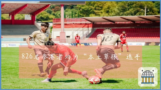 826名参赛者均为“本土草根”选手